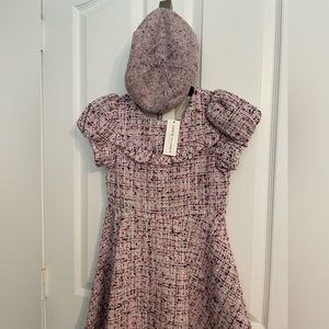 Brand New Janie & Jack dress size 8 and hat